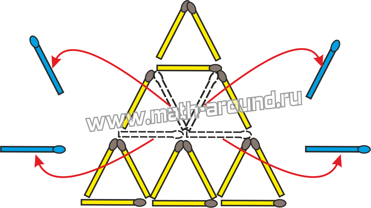Геометрия и спички+треугольник+2+ответ